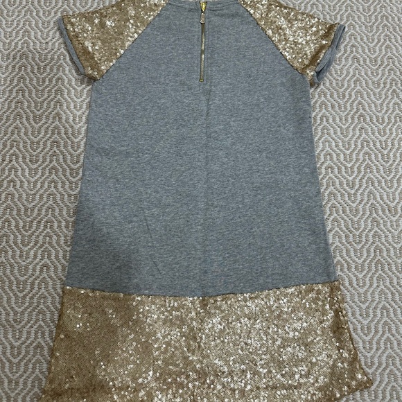 Gaudi' Gray Cotton/ Sequin Dress - Picture 2 of 9